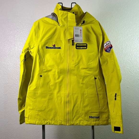 Marmot Women's Steamboat Ambassador First Tram Ski/Snow Jacket (L) Yellow - Picture 1 of 13